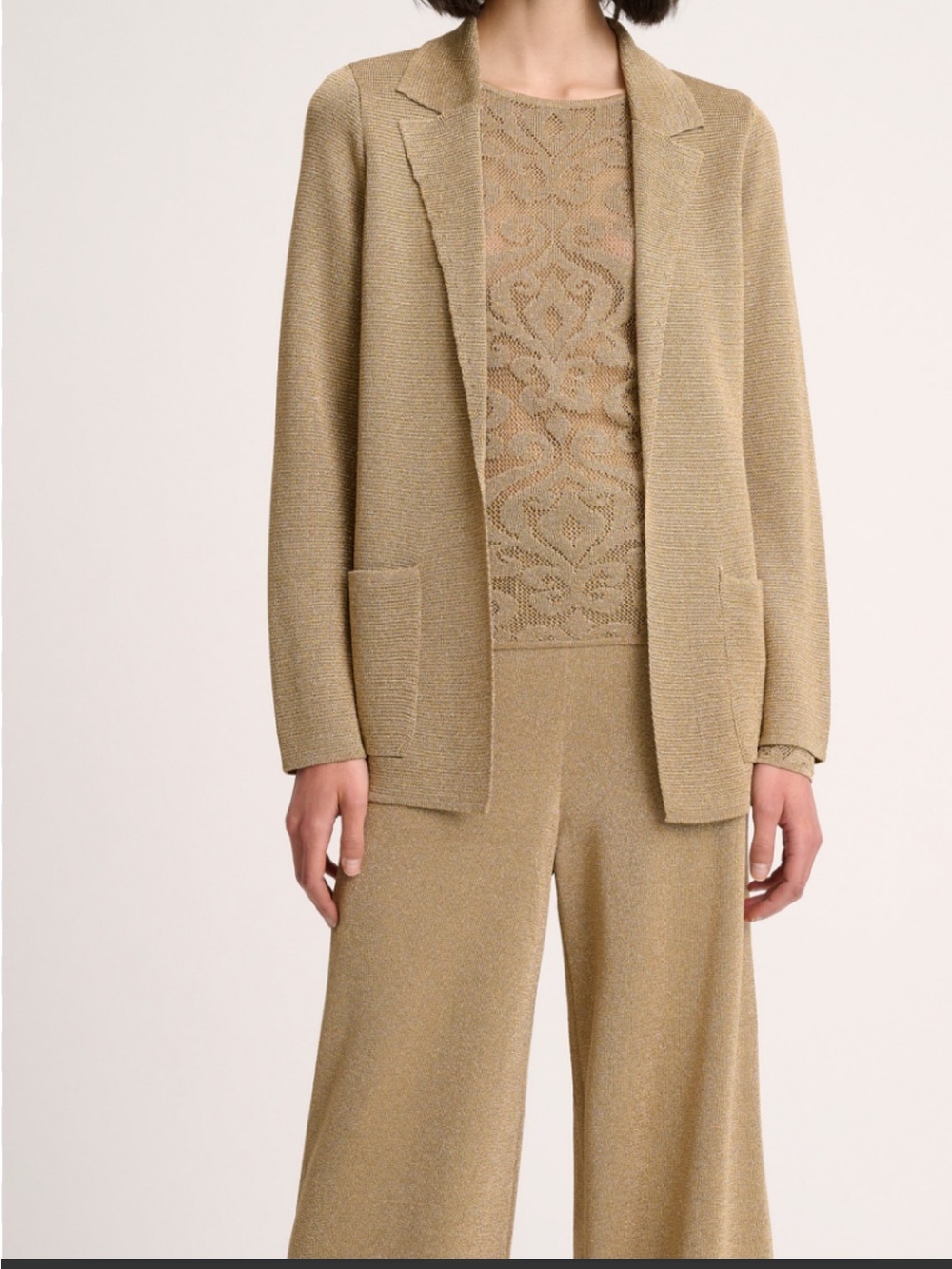 Luisa Spagnoli  Open cardigan pockets Made in Italy S